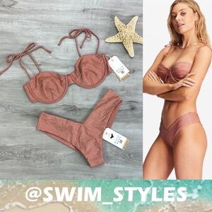 ☀️BILLABONG☀️ STARRY EYES UNDERWIRE STARRY EYES FIJI BIKI SET